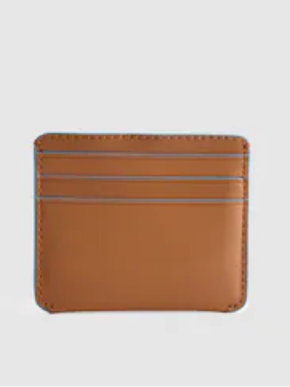 NWT Madewell Golden Tan Leather Card Holder.